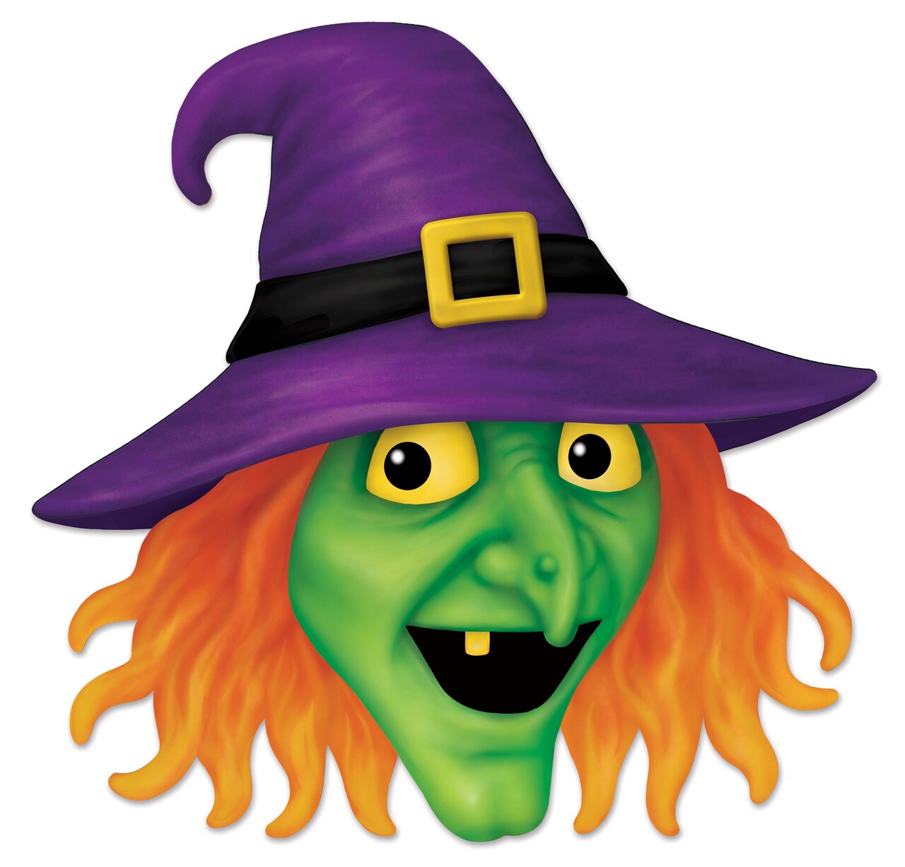 12.25"x12" Metal Embossed Witch Halloween Sign – Fun & Festive Wall Decor | TCT Crafts I MD1379A1